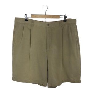 Tommy Bahama Silk Tan Pleated Men’s Shorts size 40